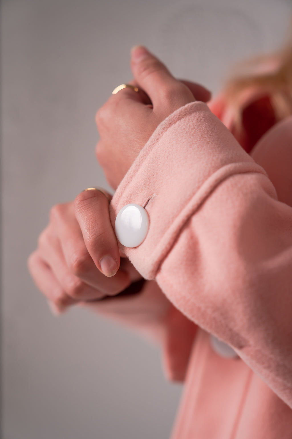 Baby pink cropped jacket